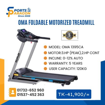 MOTORIZED TREADMILL FOLDABLE OMA 1395CA  NEW 2023