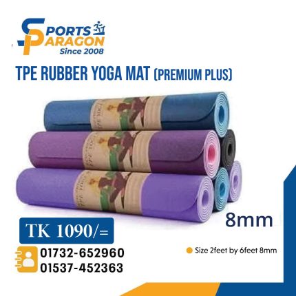 Yoga Mat 8MM Eco Friendly TPE Rubber Mat Premium Plus Quality