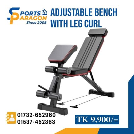 Multi Functional Bench With Leg Curl Adjustable Weight Bench Foldable Sit Up Bench 5 In 1 Multi