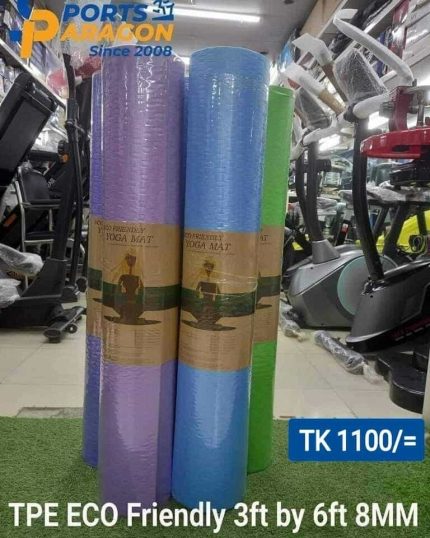 TPE Eco Friendly Big Size 8MM Non-Slip Yoga Mat - Size : 3feet by 6feet--SPORTS PARAGON