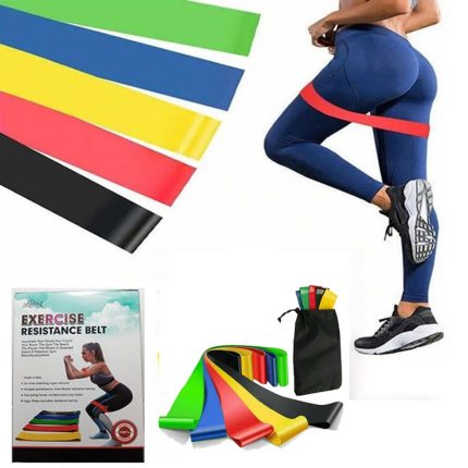 Resistance Fitness Exercise Loop Bands Set-5 PCS - SPORTS PARAGON