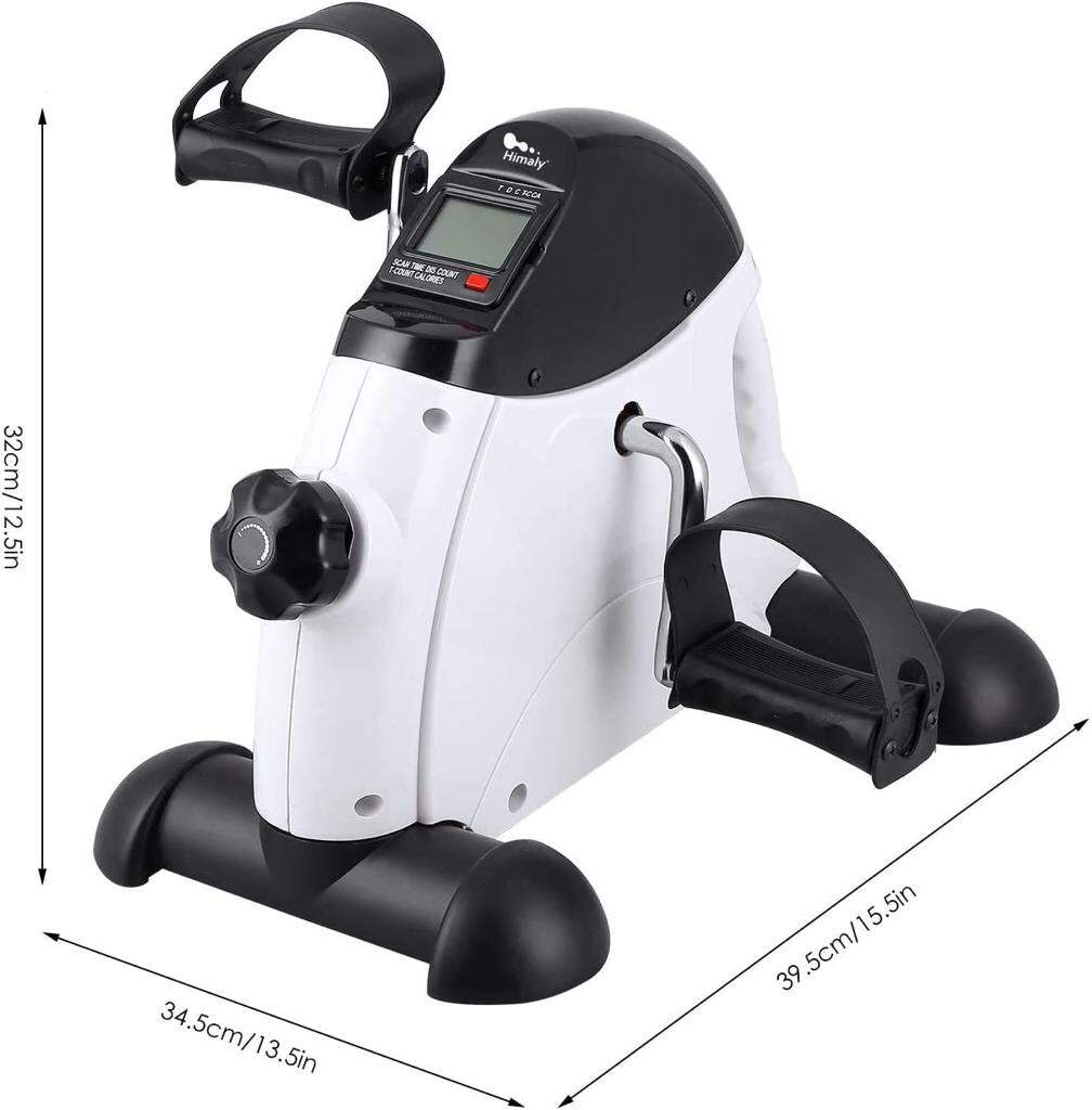 Key Features & UsesDual Functionality: Can be placed on the floor to work out your legs while sitting, or placed on a desk/table to exercise your arms.Under-Desk Convenience: Fits easily under a office desk or in front of a couch, allowing you to pedal while working, reading, or watching TV.Adjustable Resistance: Features a knob to increase or decrease resistance for light cardio, joint mobility, or mild muscle toning.Track Stats: Most models include a small LCD screen to track time, distance, count, and calories burned.Rehabilitation & Therapy: Frequently used for physical therapy, senior exercise, and recovering range of motion after injuries. 1 Buy Mini Pedal Exercise Cycle from Techno Heal